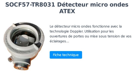 Détecteur micro-ondes-atex